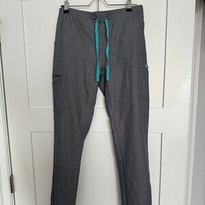 Figs Skinny Yola Scrub Pant, Small, Charcoal